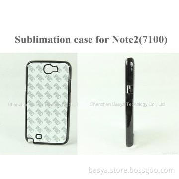 Sublimation ink heat transfer case for Samsung Note 2